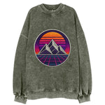 Retrowave Mountains - Vintage Sweatshirt