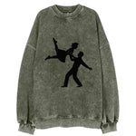 Swing dancers aerial lift - Vintage Sweatshirt