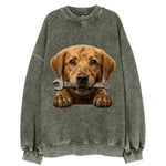 Mechanic Dog  - Vintage Sweatshirt