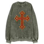 Armenian Cross - Vintage Sweatshirt