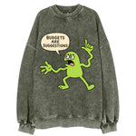 BUDGETS ARE SUGGESTIONS | Rebellious calculator - Vintage Sweatshirt