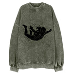 Skydiver free-fall position - Vintage Sweatshirt