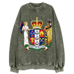 Coat Of Arms Of New Zealand - Vintage Sweatshirt