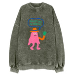GHOSTING IS NORMAL | Transparent ghost texting - Vintage Sweatshirt