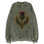 Scottish Thistle  - Vintage Sweatshirt