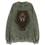 Storm Wolf Thunder  - Vintage Sweatshirt