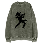 Mariachi violinist passionate performance - Vintage Sweatshirt