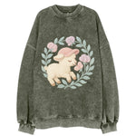Lamb Sweet Peas - Vintage Sweatshirt