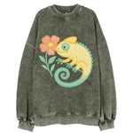 Yellow Chameleon - Vintage Sweatshirt