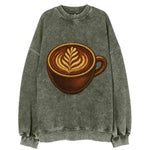 Latte Art  - Vintage Sweatshirt