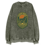 Earth Wolf Roots  - Vintage Sweatshirt
