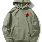 Rose Love Print Hoodie