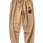 Basketball Bear Print Sweatshirt & Jogger Pants