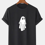 Halloween Cute Ghost Print T-Shirt