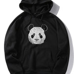Panda Painting Print Hoodie