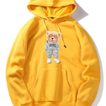 Rich Bear Print Hoodie