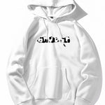 Rolling Panda Print Hoodie