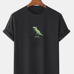 Cute Cartoon Dinosaur Print T-Shirt