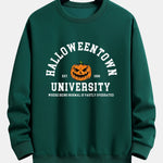Halloweentown Pumpkin Print Relaxed Sweatshirt