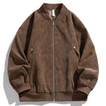 Alonso Suede Bomber Jacket