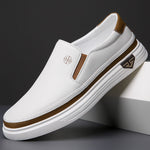 Alessio Leather Slip-Ons