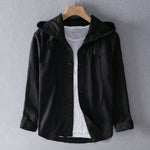 Nicolas Linen Hooded Shirt