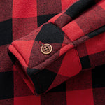 Teddy Lined Plaid Hooded Shirt