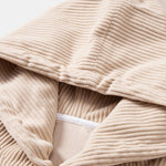 Corduroy Hoodie With Kangaroo Pocket
