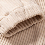 Corduroy Hoodie With Kangaroo Pocket