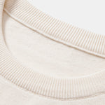 Horizontal Stripe Pattern Crew Neck Sweater