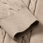 Long Sleeve Twist Knit Polo Shirt
