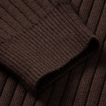 Stripe Zip Knit Ribbed Polo Shirt & Slim Fit Tapered Trousers