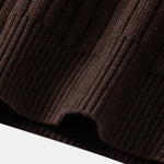 Stripe Zip Knit Ribbed Polo Shirt & Slim Fit Tapered Trousers