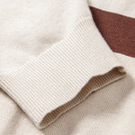 Long Sleeve Stripe Knit Polo Shirt & Slim Fit Tapered Trousers
