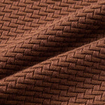 Wave Jacquard Quarter Zip Sweater