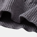 Twist Jacquard Quarter Zip Sweater