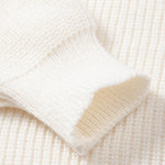 Long Sleeve Textured Knit Polo Shirt