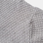 Checkerboard Textured Turtle Neck Sweater