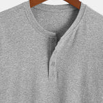5 Pieces Cotton Henley T-Shirts