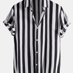 Wide Stripes Shirts & Swim Shorts