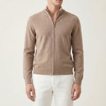 Renardo Zip Up Caramel