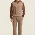 Jaquard Cashmere Tracksuit Beige