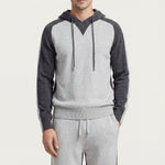Jaquard Cashmere Tracksuit Grey