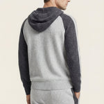 Jaquard Cashmere Tracksuit Grey