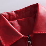 Black Air Leather Racing Jacket