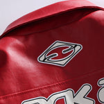 Black Air Leather Racing Jacket