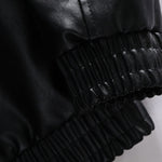 Black Air Leather Racing Jacket