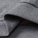 Zipper Bear Print Teddy Fleece Lined Turtle Neck Sweatshirt