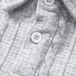 Relax Fit Twisted Jacquard Polo Sweatshirt