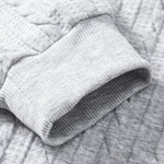 Relax Fit Twisted Jacquard Polo Sweatshirt